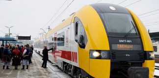 Pociąg z Tarnowa do Krakowa