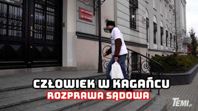 człowiek w kagańcu