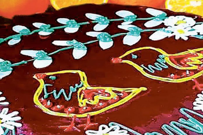 Mazurek z pomarańczami Mazurek z pomarańczami