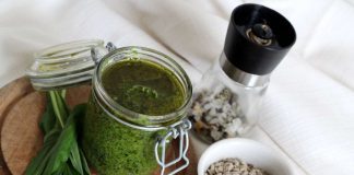 Pesto z czosnku niedźwiedziego