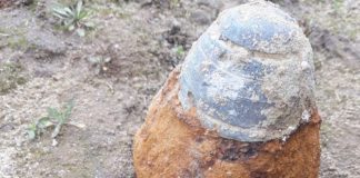 Zapalnik pocisku artyleryjskiego w Zbylitowskiej Górze