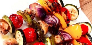 Szaszłyki warzywne