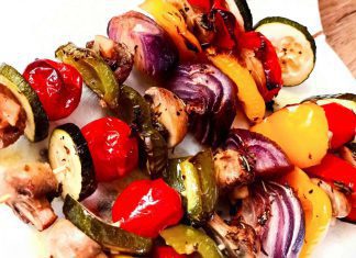 Szaszłyki warzywne