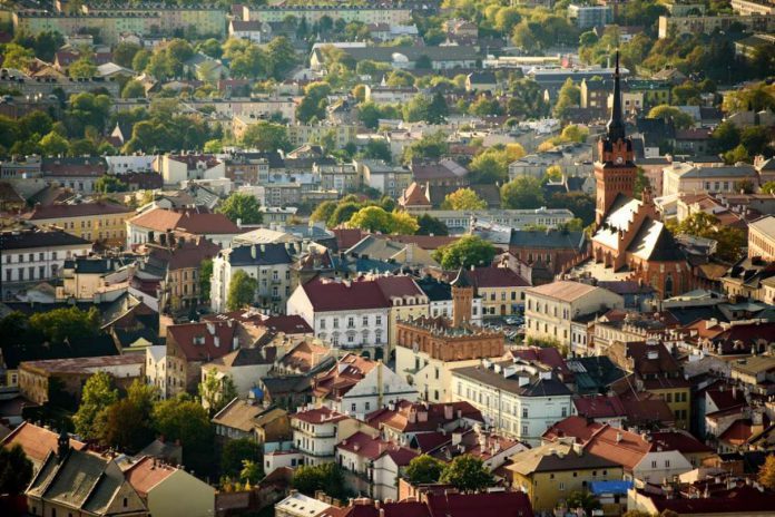 Tarnów z lotu ptaka
