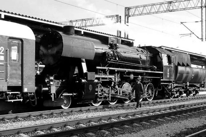 Pociąg retro w Tarnowie