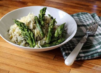 Risotto ze szparagami