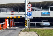 Parking P&R wjazd