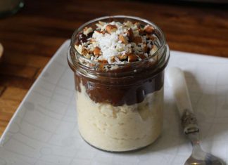 Deser z kaszy jaglanej z domową nutellą