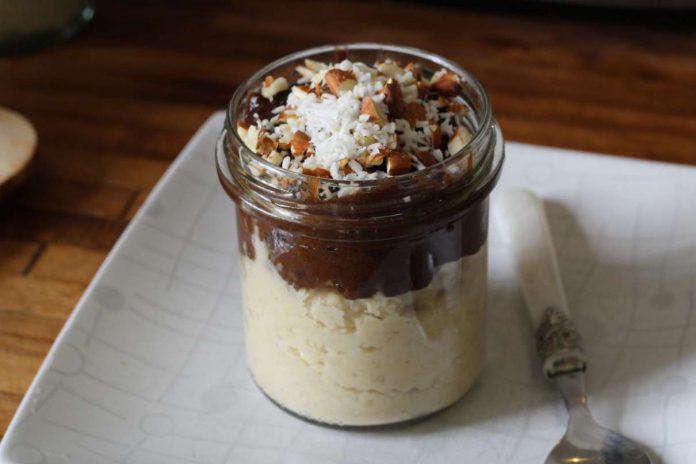 Deser z kaszy jaglanej z domową nutellą