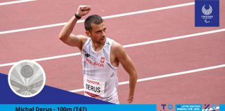 Igrzyska paraolimpijskie. Michał Derus ze srebrem w biegu na 100 m!