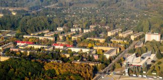 Mościce z lotu ptaka