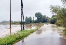 Powiat dąbrowski. Groźna sytuacja powodziowa