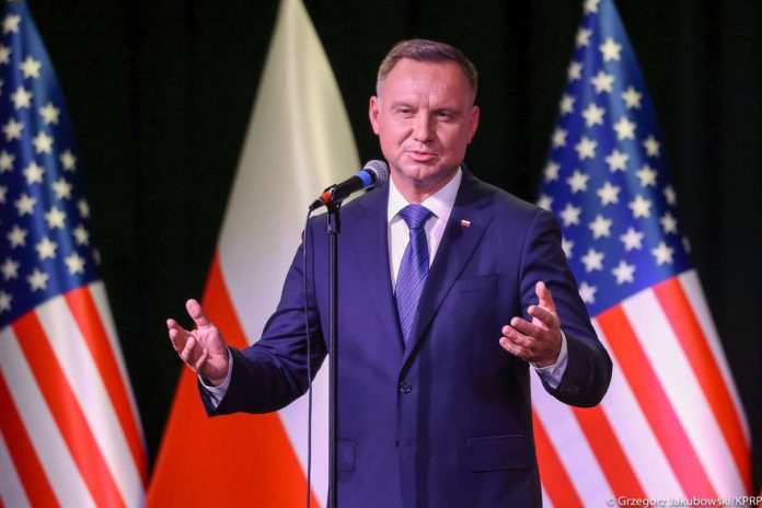 Andrzej Duda spotkał się z Polonią w Linden