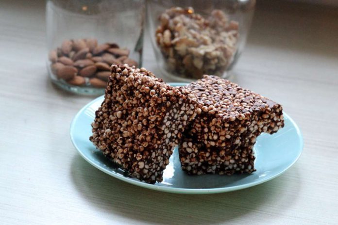 Batoniki z kaszy jaglanej