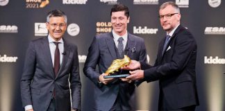 Złoty But. Robert Lewandowski odebrał prestiżową nagrodę