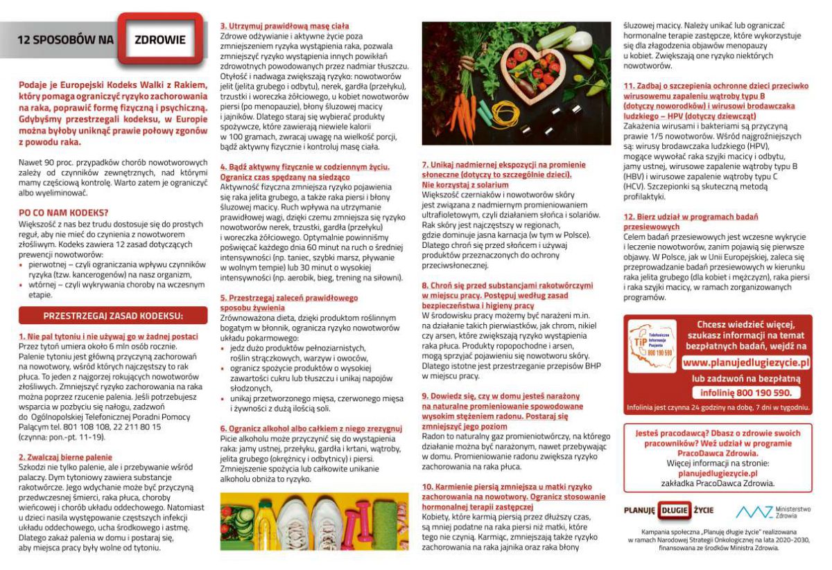 12 sposobów na zdrowie