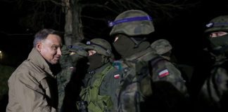 Prezydent spotkał się z funkcjonariuszami Straży Granicznej [WIDEO]