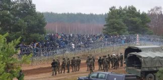 Białoruskie służby użyły lasera wobec polskich funkcjonariuszy [WIDEO]