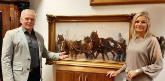 Kolejny fragment Panoramy Siedmiogrodzkiej w zbiorach Muzeum Okręgowego w Tarnowie