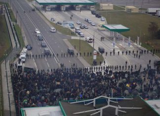 Atak migrantów na polskie służby. Ranny policjant [WIDEO]