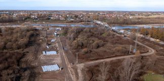 Nowy most między Wierzchosławicami a Tarnowem