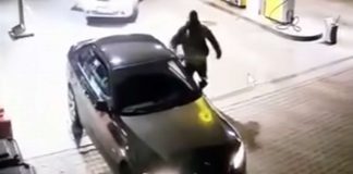 Żabno atak na stacji