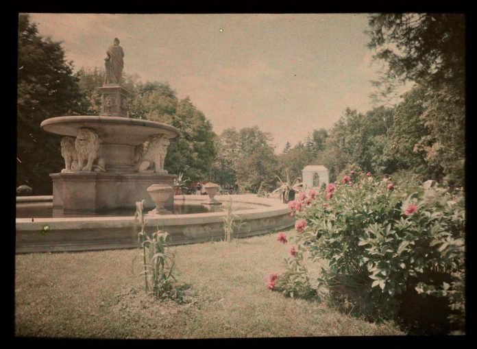 Fontanna w Parku Strzeleckim