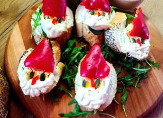 Kanapeczki mikołaje