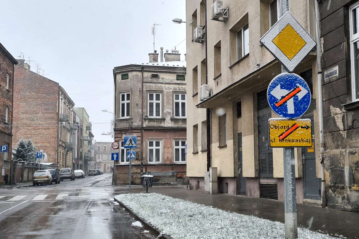 Krasińskiego objazd