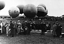 nad Mościcami balony latały