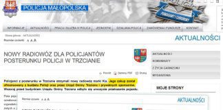 kto policji kupuje radiowozy