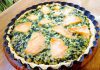 Quiche ze szpinakiem i z wędzonym łososiem Quiche