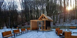 Tężnia solankowa na Górze św. Marcina