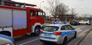 Zdarzenie drogowe Krakowska Kochanowskiego