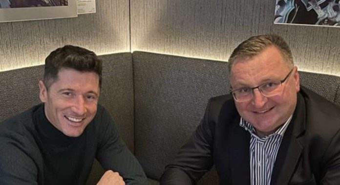 Piłka nożna. Czesław Michniewicz spotkał się z Robertem Lewandowskim