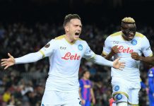 Piłka nożna. Piotr Zieliński z golem przeciwko Barcelonie! [WIDEO]