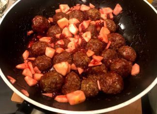 Pieczone szwedzkie klopsiki