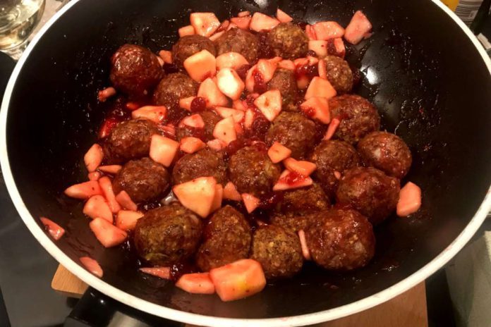 Pieczone szwedzkie klopsiki