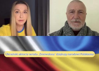 Ukraińscy aktorzy dziękują Polakom za wsparcie [WIDEO]