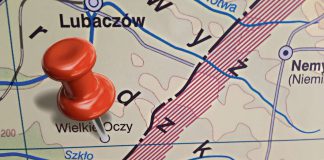 wojna blisko Polskiej granicy - mapa