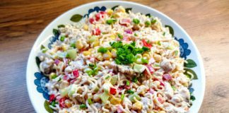 Sałatka z zupek chińskich