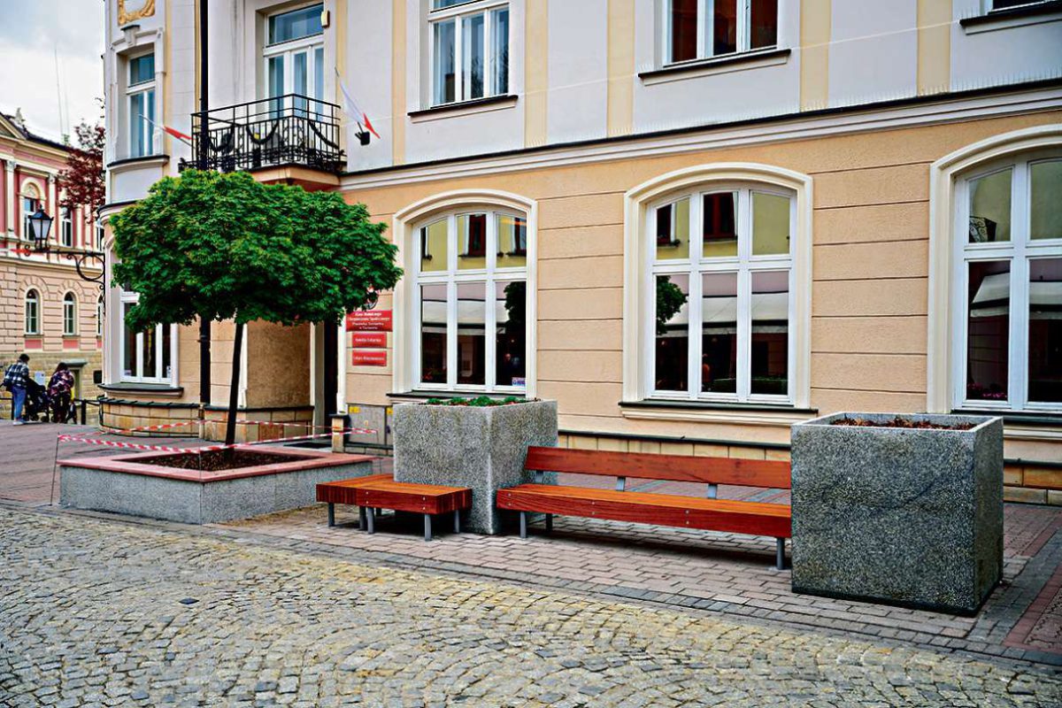 Parklety na ulicy Wałowej w Tarnowie