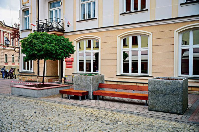 Parklety na ulicy Wałowej w Tarnowie