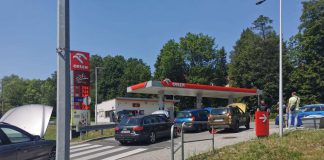 Protest kierowców na stacji Orlen przeciwko rosnącym cenom paliw