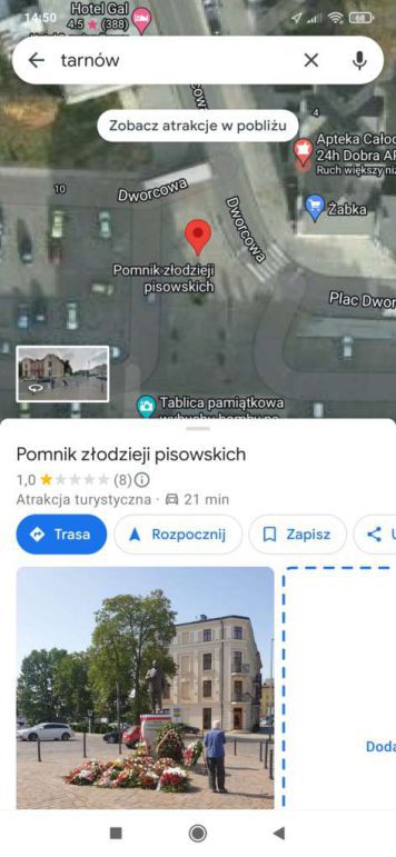 Pomnik złodziei pisowskich