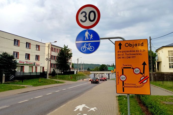objazd Tuchowska