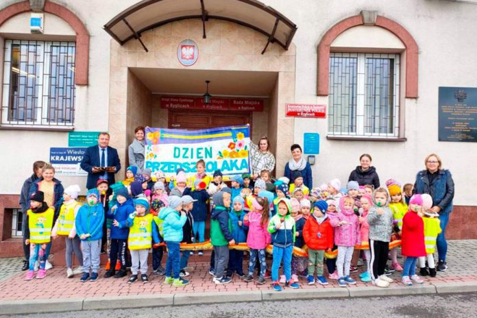 Przedszkolaki z Ryglic spotkały się z burmistrzem