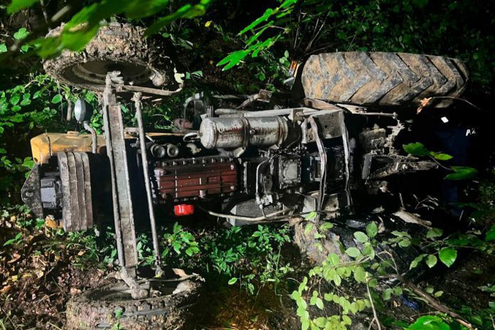 Traktorzysta śmiertelnie przygnieciony