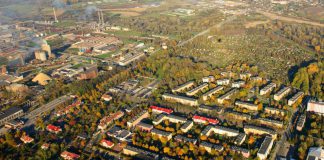 Mościce z lotu ptaka