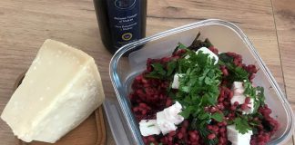 Pęczotto z burakami